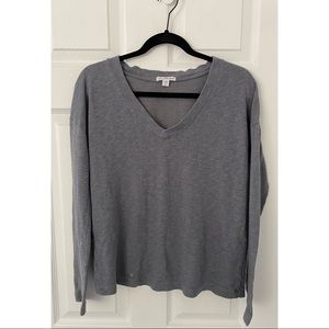 James Perse V Neck Sweatshirt